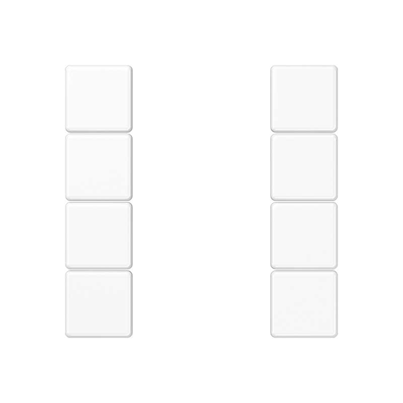 EURO UNITECH ELEKT - UEKA504TSAWW Tastensatz komplett 4fach