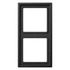 EURO UNITECH ELEKT - UEKAL2982D PLACCA 2 MODULI, ALLUMINIO SCURO