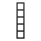 EURO UNITECH ELEKT - UEKAL2985D PLACCA 5 MODULI, ALLUMINIO SCURO