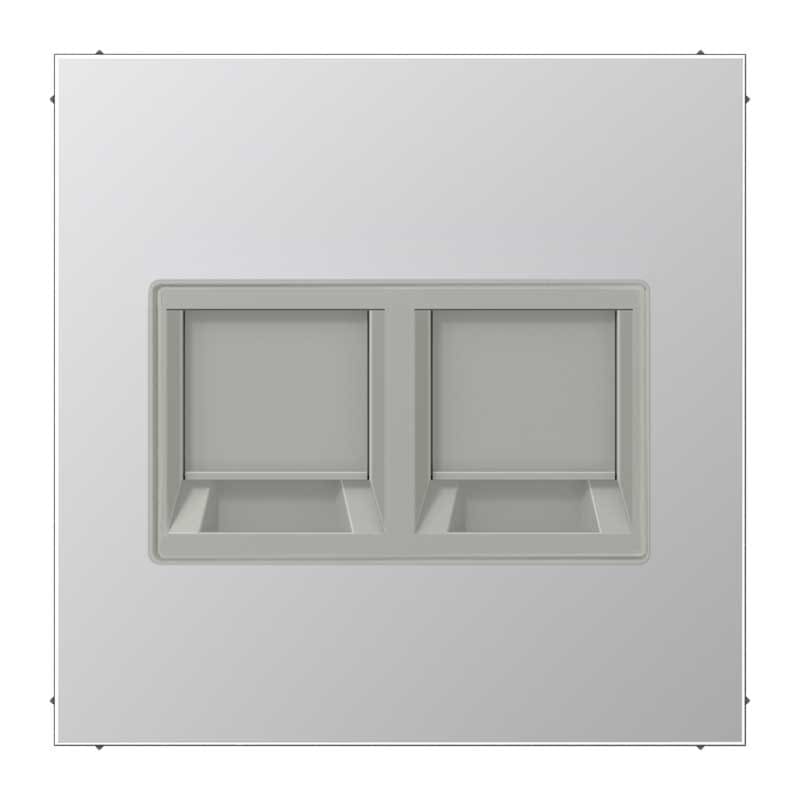 EURO UNITECH ELEKT - UEKAL1969-2WE MASCHERINA(FISSAGGIOASCATTO)PER2CONNE