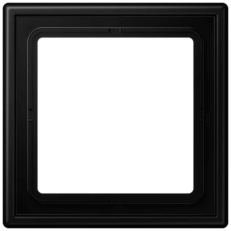 EURO UNITECH ELEKT - UEKLS981SWM PLACCA 1 MODULO, NERO GRAFITE OPACO