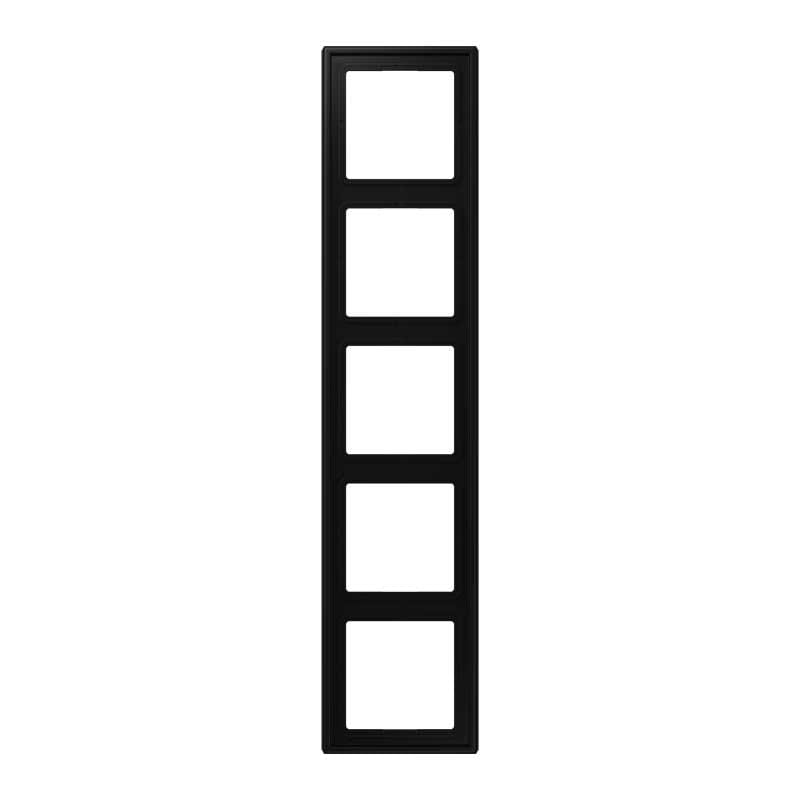 EURO UNITECH ELEKT - UEKLS985SWM PLACCA 5 MODULI, NERO GRAFITE OPACO