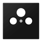 EURO UNITECH ELEKT - UEKLS990SATSWM Abdeckung f. SAT-TV-Steckdose