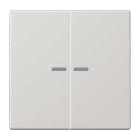 EURO UNITECH ELEKT - UEKLS10921STRFLG PULSANTE KNX RF, 2 CANALI, GRIGIO CHIARO