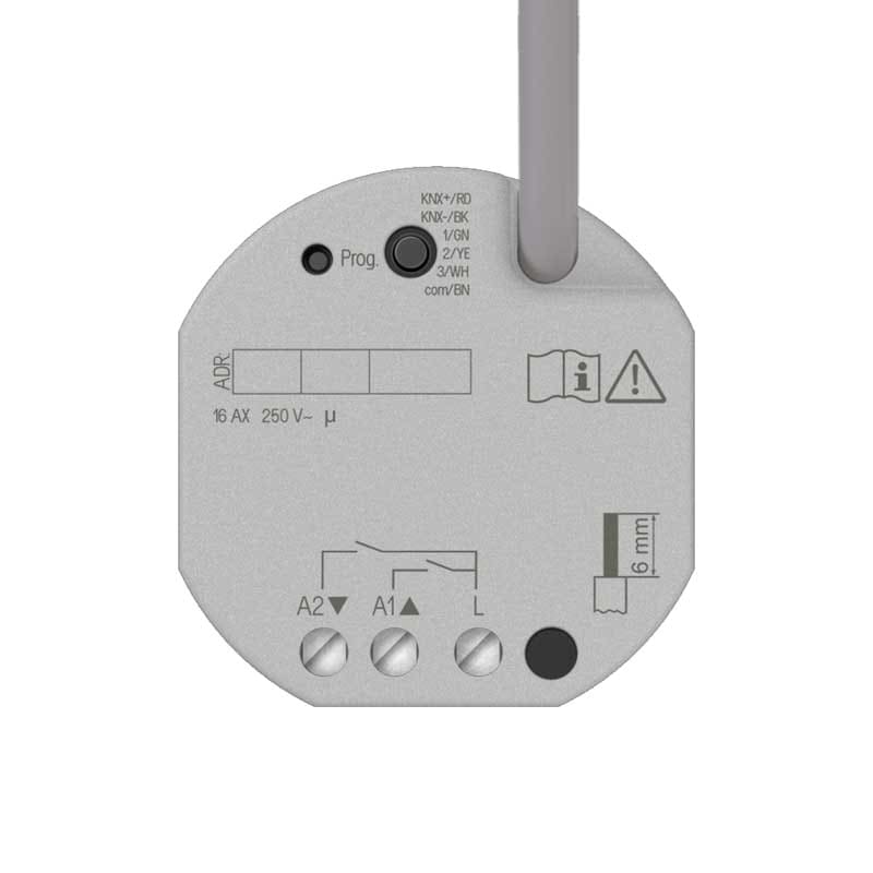 EURO UNITECH ELEKT - UEK230021SU ATTUATORE DI COMMUTAZIONE KNX 2 CANALI,