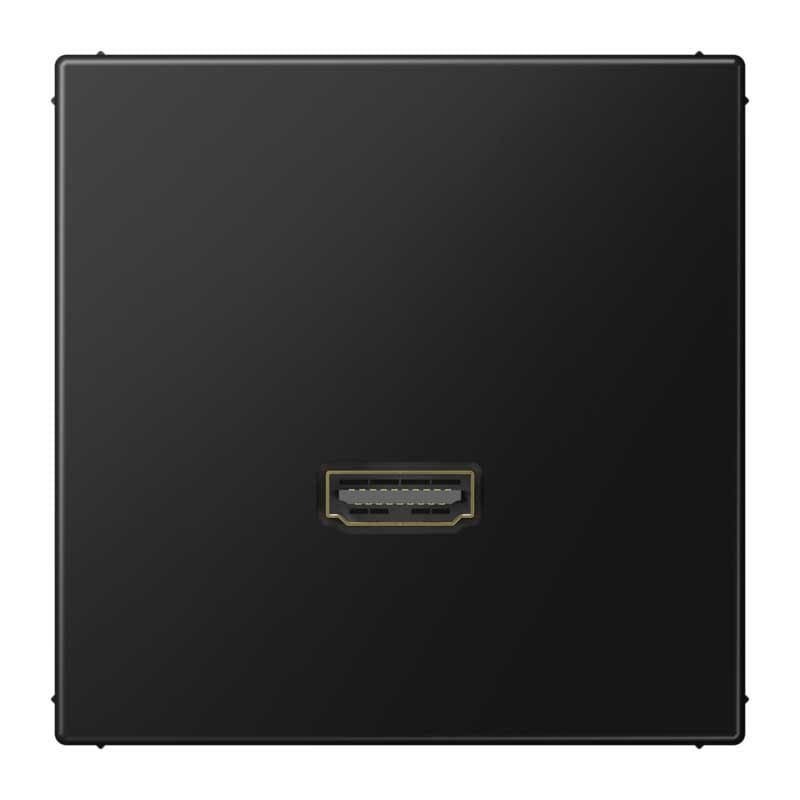 EURO UNITECH ELEKT - UEKMALS1112SWM CONN. HDMI, PROGR. LS, NERO GRAFITE OPAC