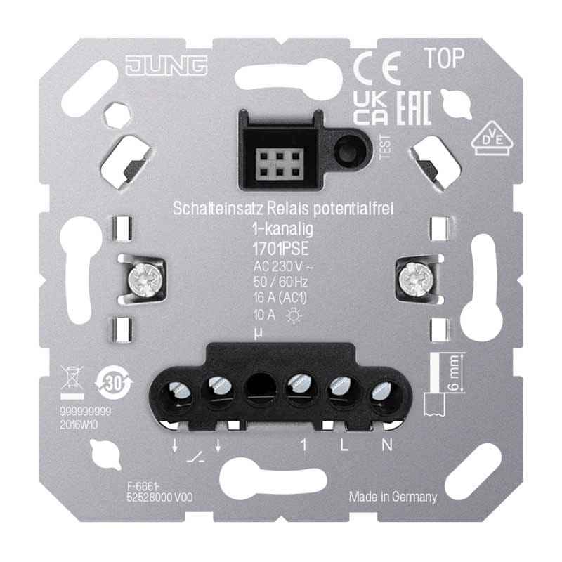 EURO UNITECH ELEKT - UEK1701PSE INSERTO RELE LIBERO DA POTENZIALE