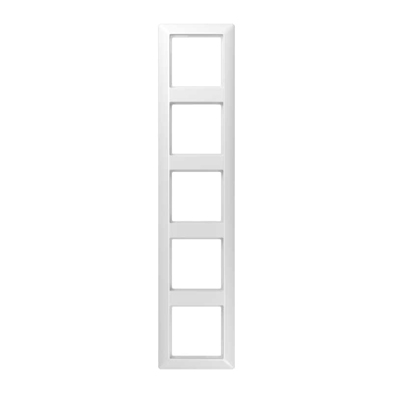 EURO UNITECH ELEKT - UEKAS585WW PLACCA 5 MODULI, BIANCO ALPINO