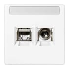 EURO UNITECH ELEKT - UEKMMDLS4521WWM PRESA PER SMART TV CON CONNETTORI