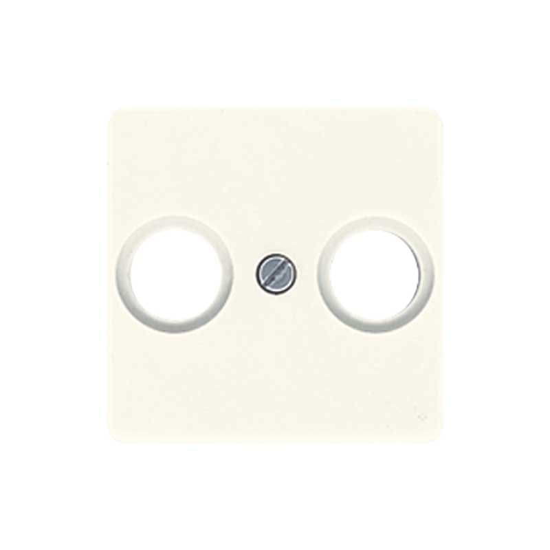 EURO UNITECH ELEKT - UEK161TV MASCHERINA PER PRESA TV, BIANCO