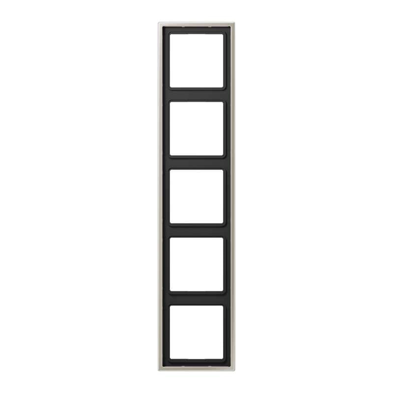 EURO UNITECH ELEKT - UEKES2985 PLACCA 5 MODULI, ACCIAIO INOX