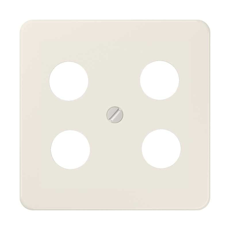 EURO UNITECH ELEKT - UEK561-4SAT1 MASCHERINA PER 4 PRESE TV-SAT