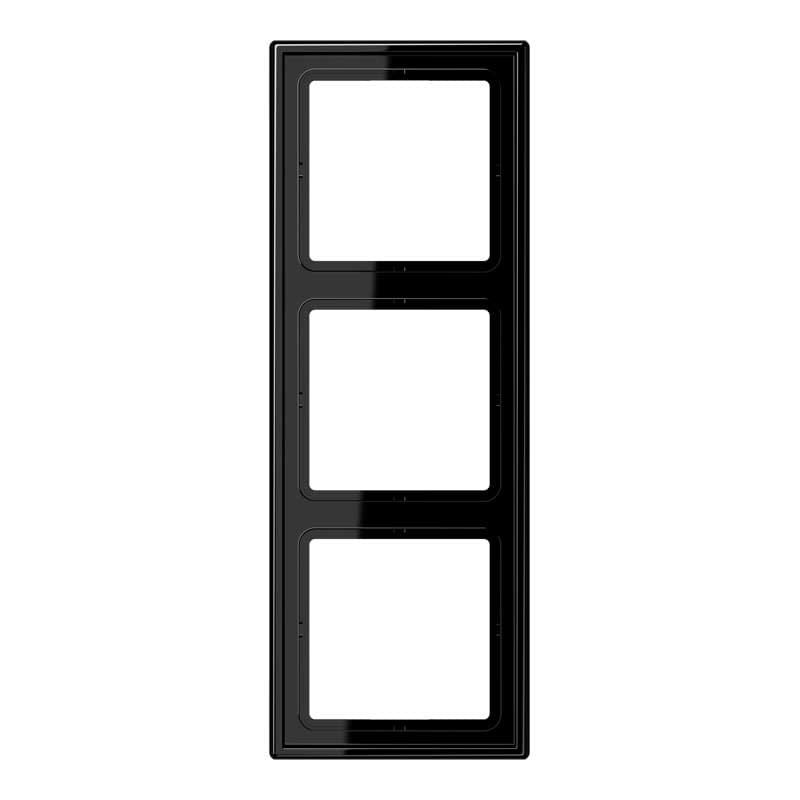 EURO UNITECH ELEKT - UEKLS983SW PLACCA 3 MODULI, NERO