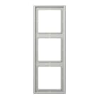 EURO UNITECH ELEKT - UEKLS983LG PLACCA 3 MODULI, GRIGIO CHIARO