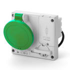 SCAME PARRE SPA - SCA401.16832 PRESA INC.OMNIA C/FUS.2P+T 16A 2H IP44