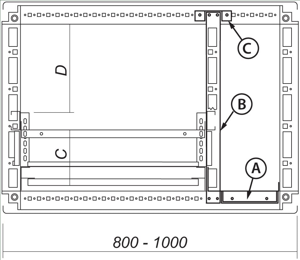 DKC-RAMBLOCK - RMBR5PFI2060 MODULARITA INT.CON FASCIA LAT.
