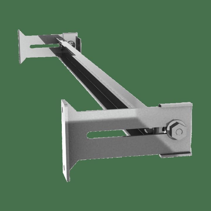 DKC-RAMBLOCK - RMBRZDGR80 GUIDA DIN REGOLABILE CON SUPPORTI L. 800