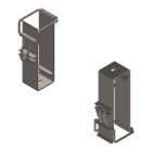 DKC POWER SOLUTIONS - HRCLTN70QFIU8AA000 STAFFA SEMPLICE ALLUMINIO DOPPIA