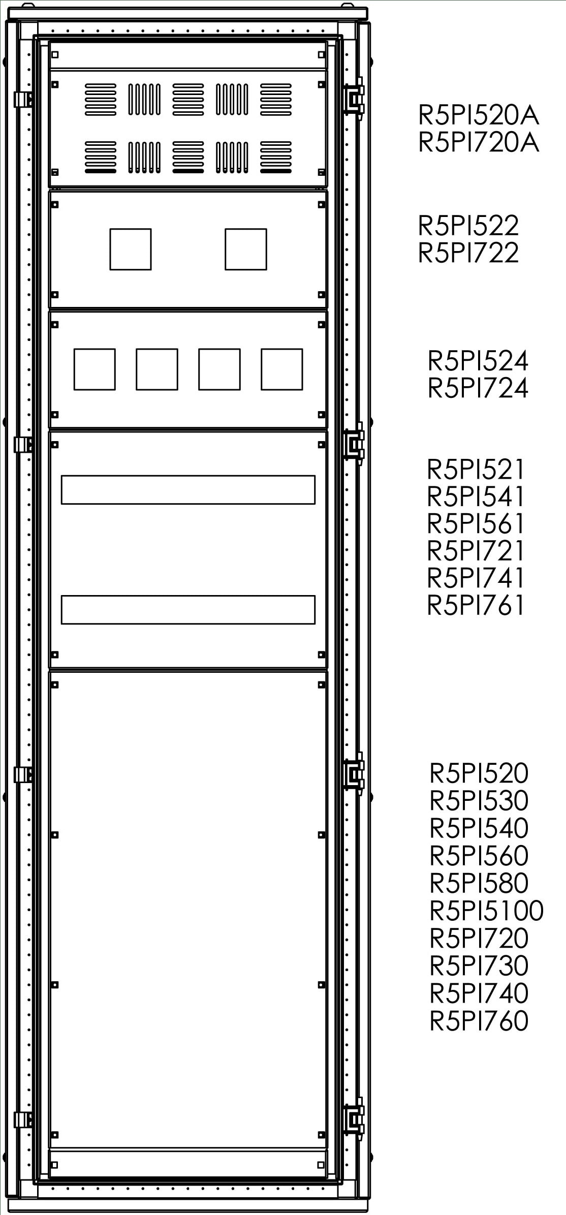 DKC-RAMBLOCK - RMBR5PI720 PANNEL. PIENO 800X200