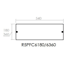 DKC-RAMBLOCK - RMBR5PFC6180 PORTA DISTRIBUZIONE 600X180 CIECA