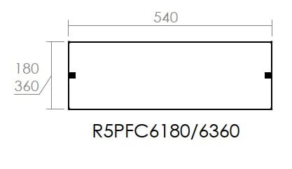 DKC-RAMBLOCK - RMBR5PFC6360 PORTA DISTRIBUZIONE 600X360 CIECA