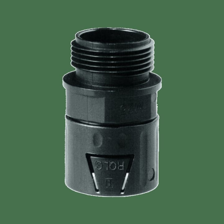 COSMEC - CSM5012L-1725N RACC.DIRITTO ECO M25 AD21,2 NERO IP66