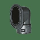 COSMEC - CSM5027-29N67 RACCORDI IP 67 FLANG. 90 D.29,0 NERO