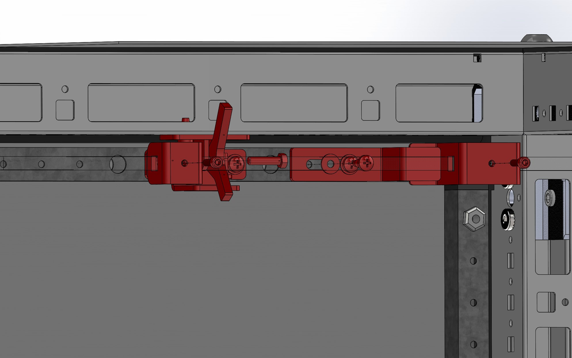 DKC-RAMBLOCK - RMBRZBS03 BLOCCO PORTA PER ARMADI IN LINEA