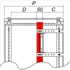 DKC-RAMBLOCK - RMBRZMVE22 MONTANTE VERT.DA 2200 (2PZ.)