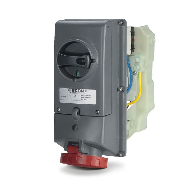 SCAME PARRE SPA - SCA402.1670-F PRESA INTERBL. 2P+T IP66/IP67 16A 4H
