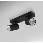 CENTURY ITALIA SRL - CUYENSN-2GU10 FARETTO SOFFITTO ENFASI SQUARE NERO