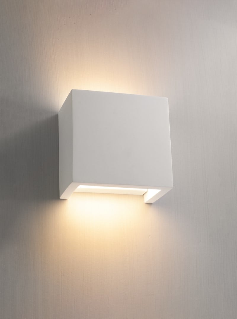 CENTURY ITALIA SRL - CUYJESSY-AP125 APPLIQUE IN GESSO JESSY 125X125X75