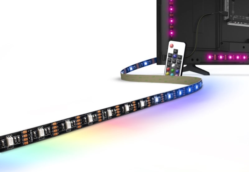 CENTURY ITALIA SRL - CUYKIT-TV55 STRIP LED RGB CON TELECOMANDO RF TV-55