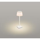 CENTURY ITALIA SRL - CUYMRGBI-043830 LAMP. DA TAVOLO MARGO RICAR. BIANCO