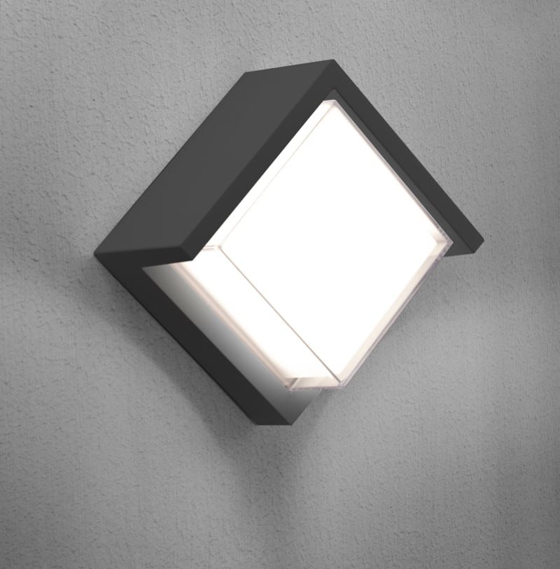 CENTURY ITALIA SRL - CUYPACGR-101630 PLAFONIERA LED PURA CUBE ANTRACITE