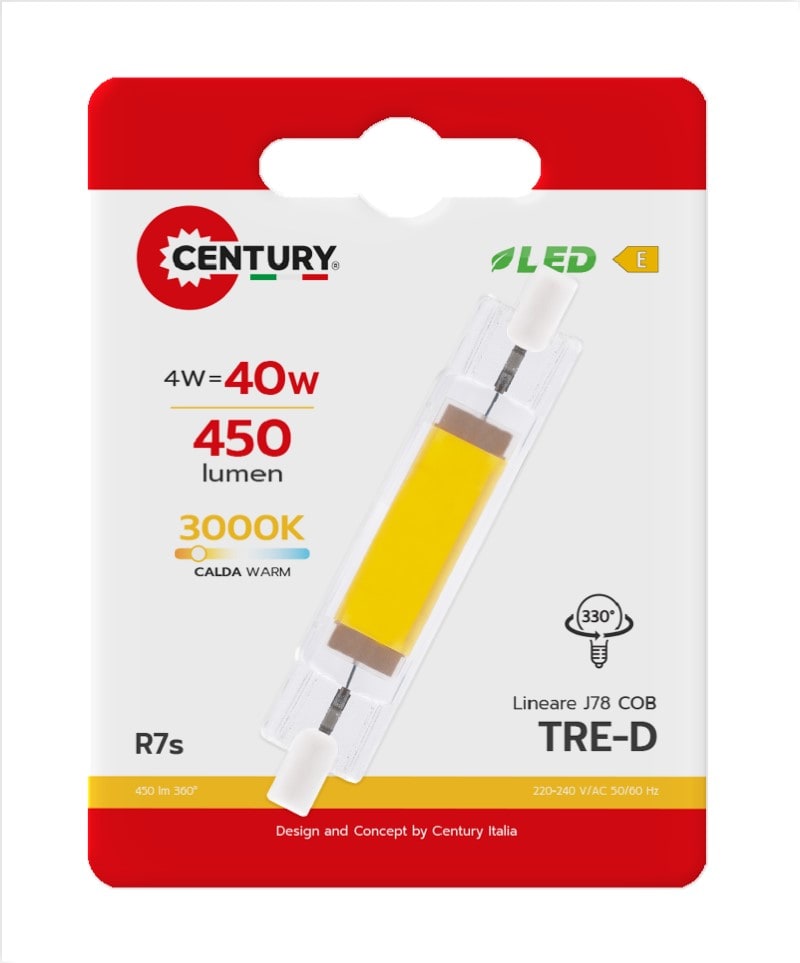 CENTURY ITALIA SRL - CUYTRCOB-047830BL LAMP. LED TRE-D COB
