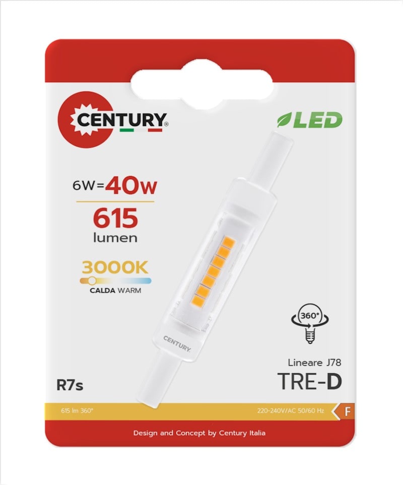 CENTURY ITALIA SRL - CUYTRS-057830BL LAMP. LED TRE-D SLIM