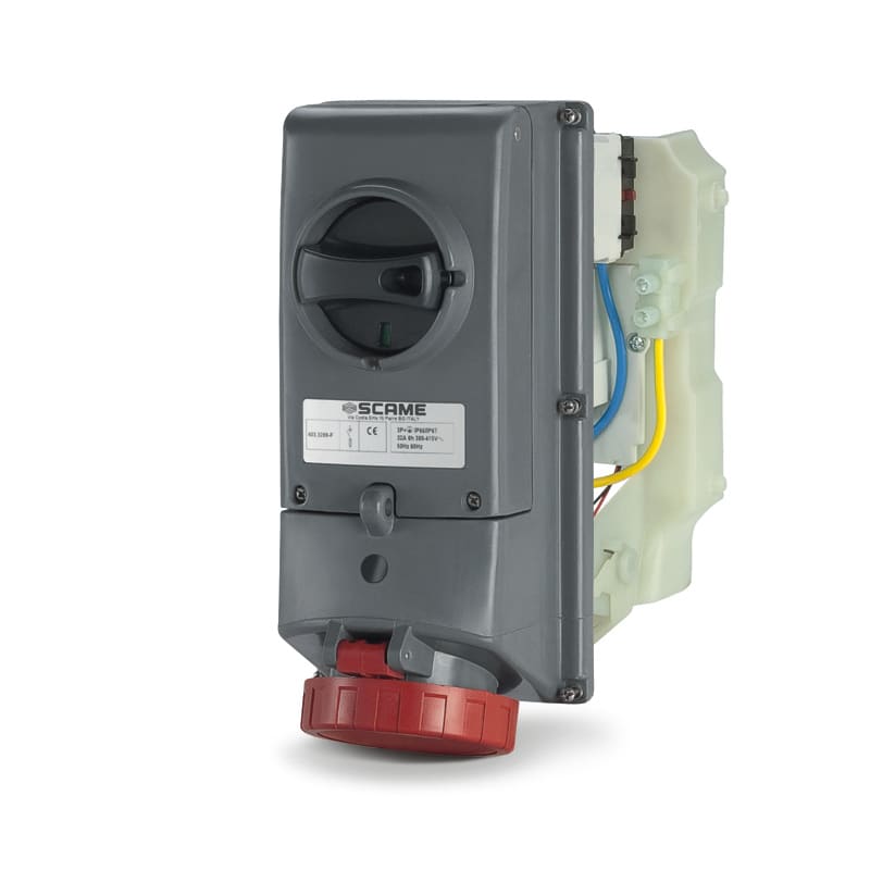 SCAME PARRE SPA - SCA402.32864-F PRESA GRP 3P+T 32A 3H IP67 C/FUSE S/ID