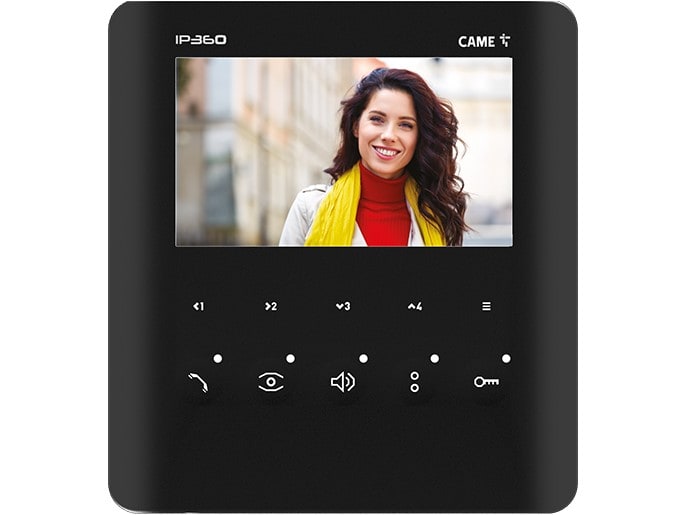 CAME SRL - CMC840CH-0250 PLX V IP BK - VIDEOCITOFONO VIVAVOCE X1