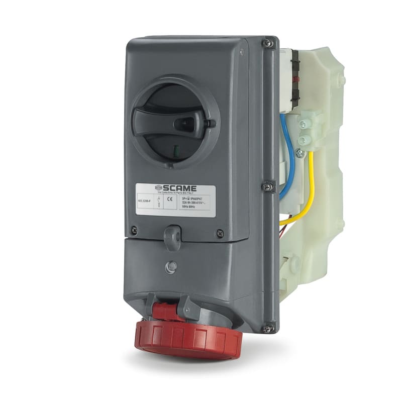 SCAME PARRE SPA - SCA403.3283-F PRESA INTERBL. 2P+T IP66/IP67 32A 6H