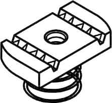DIETZEL - DIE077480 Ankermutter, mit Feder, fA1/4r A7/A8, A