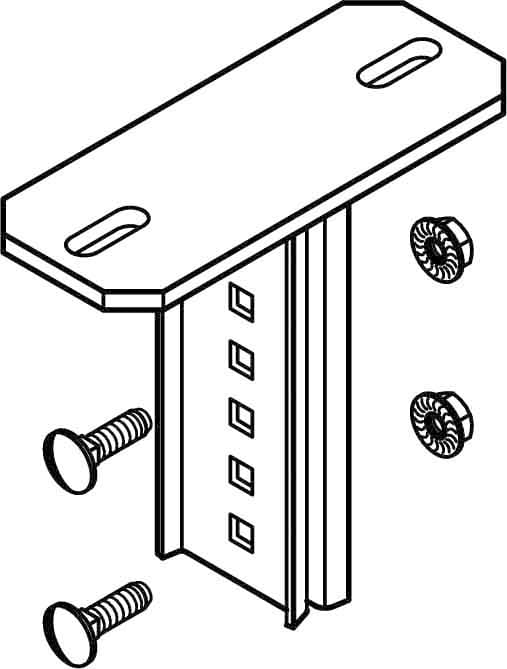 DIETZEL - DIE077540 Kopfplatte,quer zur Deckenbefestigung,80