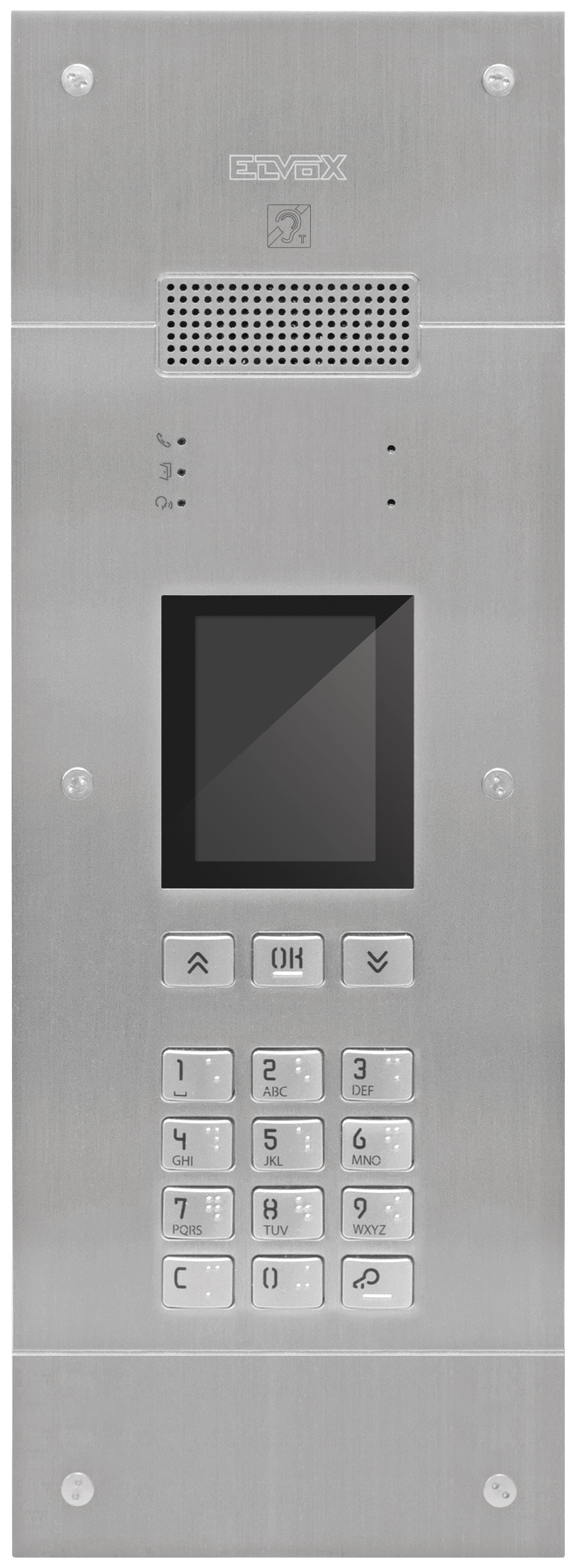 VIMAR SPA - VIW40425 Targa Pixel Up 2F+ audio inox