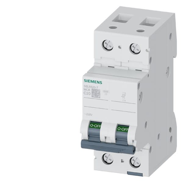 Siemens Hausgerate - SIZ5SL65207 Leitungsschutzschalter 230V 6kA, 1+N-pol