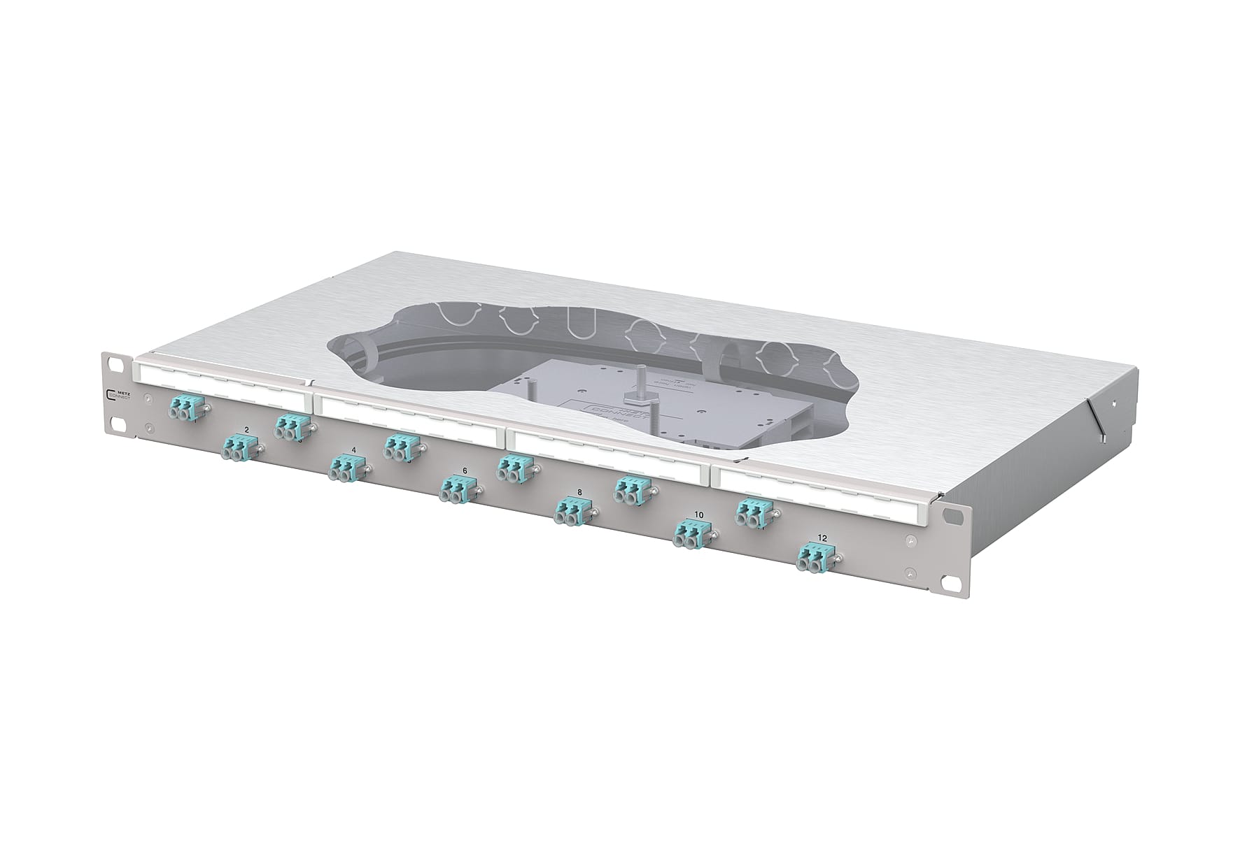 Metz - MEZ1504557712-F OpDAT fix2 Patchfeld splice 12xLC-D OM3