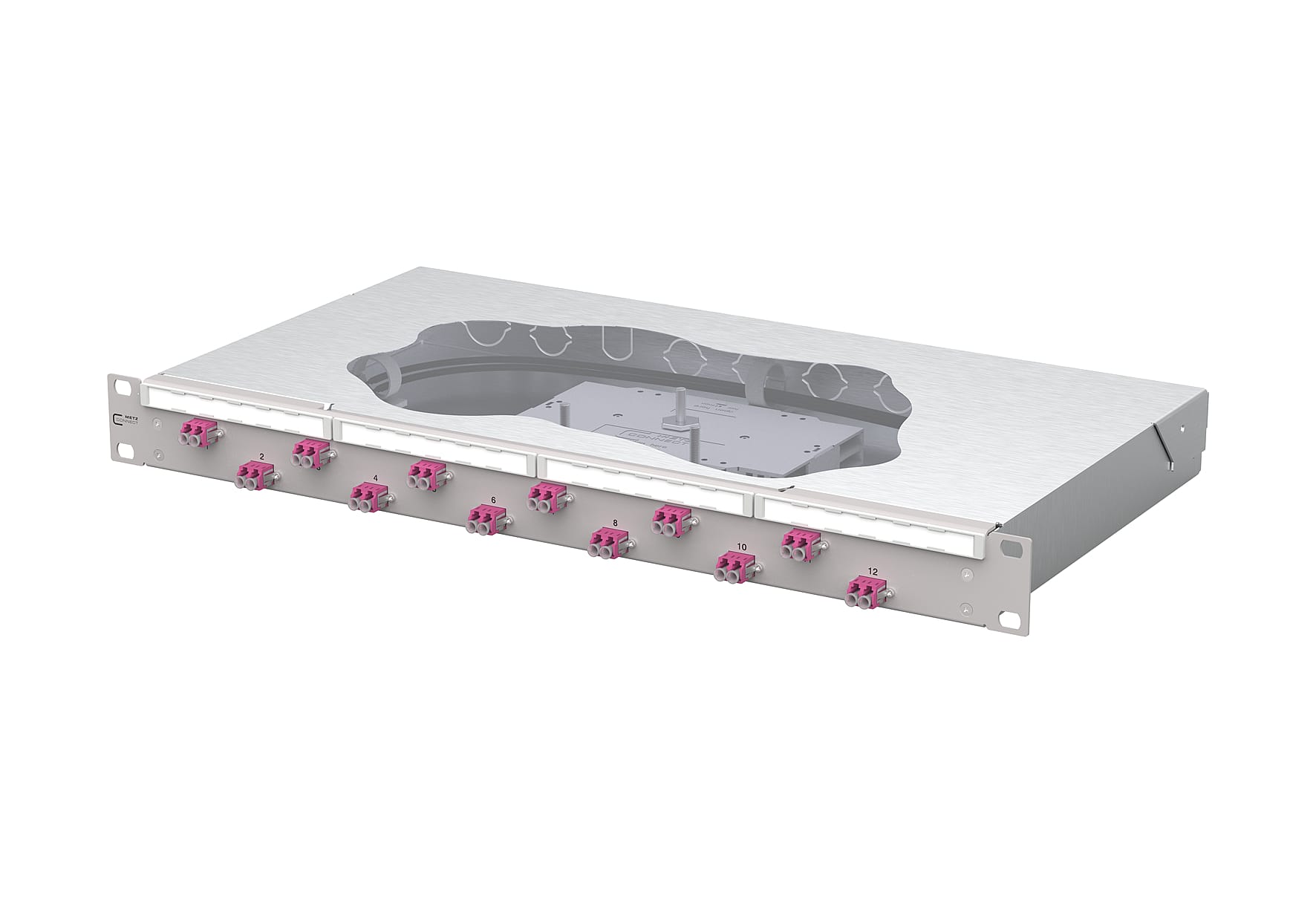 Metz - MEZ1504577512-F OpDAT fix2 Patchfeld splice 12xLC-D OM4