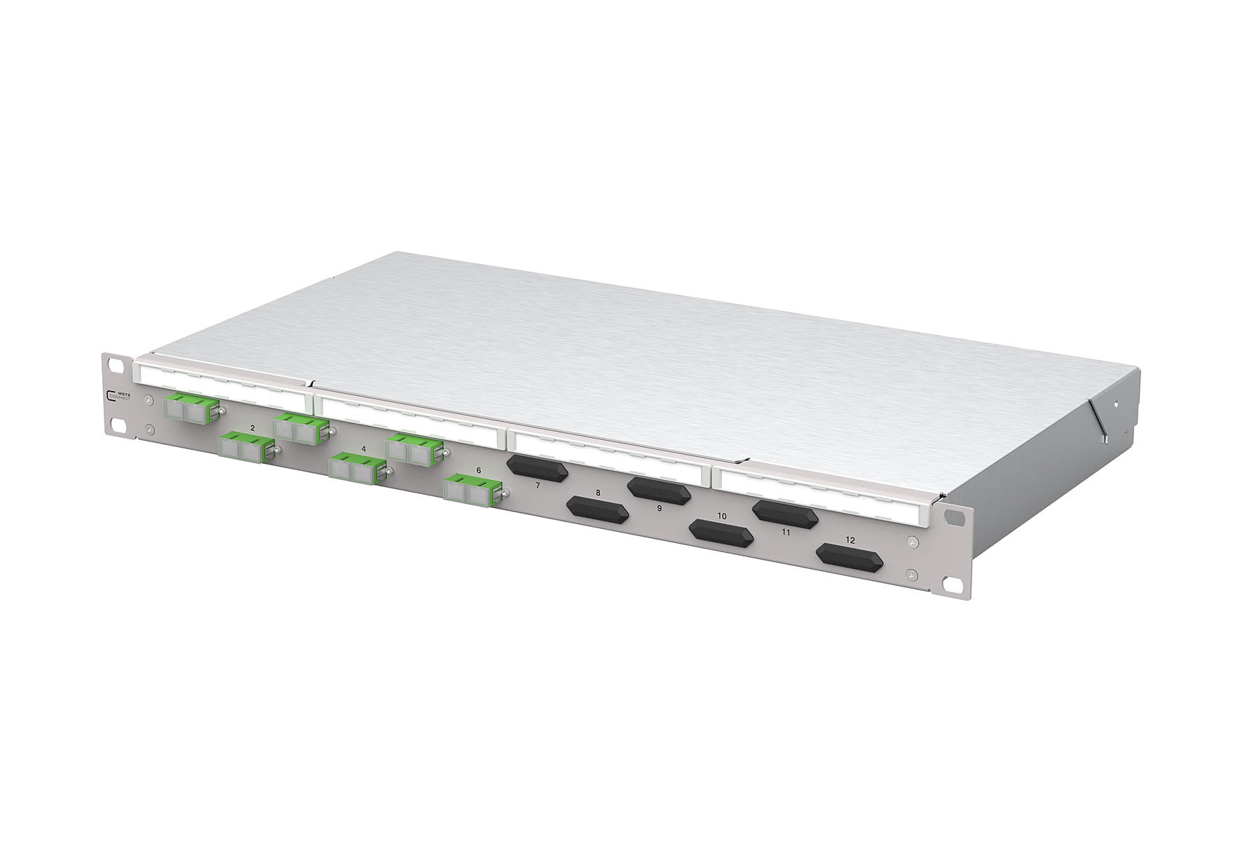 Metz - MEZ150450F206-F OpDAT fix2 Patchfeld VIK 6xSC-D APC OS2