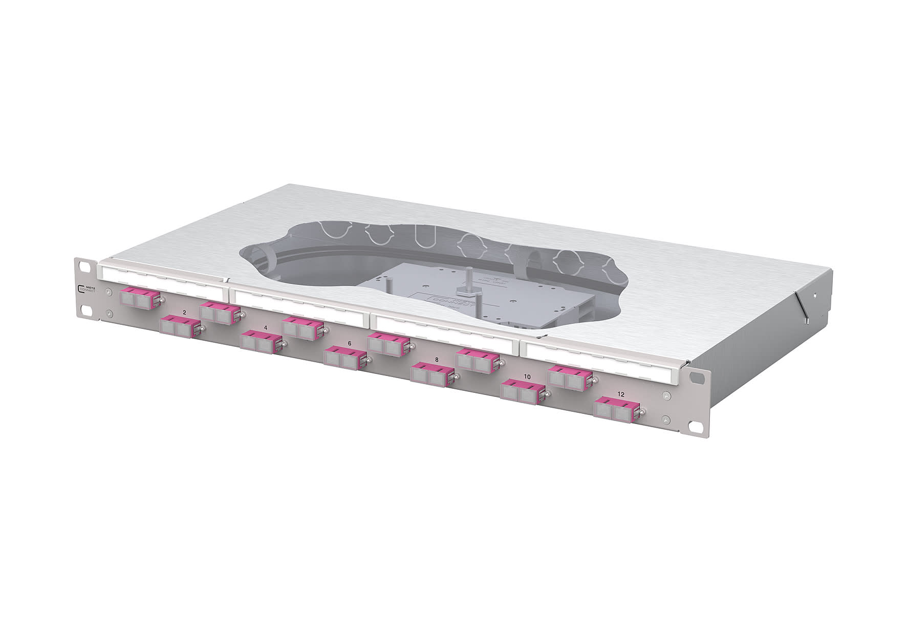 Metz - MEZ150457BB12-F OpDAT fix2 Patchfeld splice 12xSC-D OM4