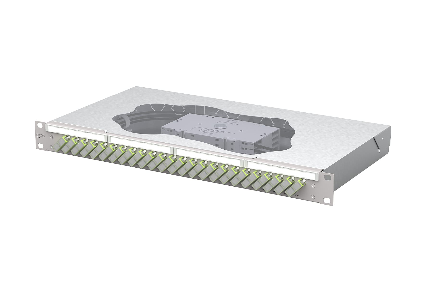 Metz - MEZ150458BM24-E OpDAT fix2 Patchfeld splice 24xSC-D OM5