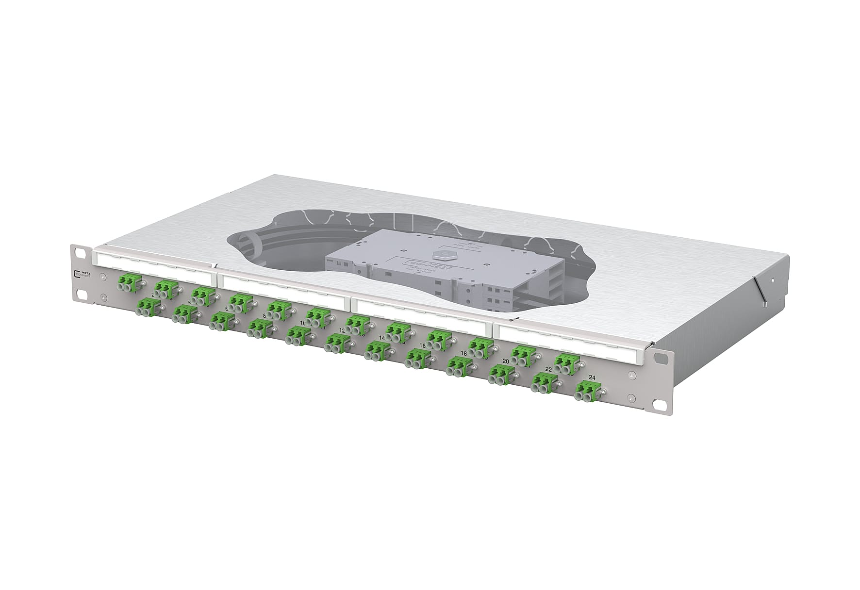 Metz - MEZ1504597624-E OpDAT fix2 Patchfeld splice 24xLC-D APC